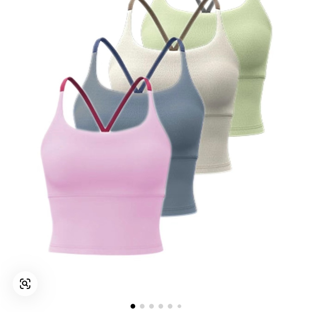 Colorful Crop Top Set